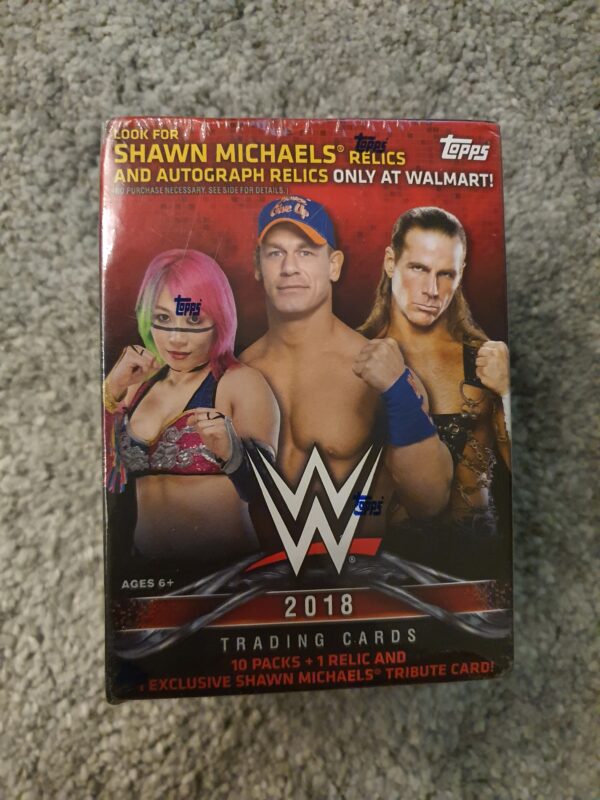 2018 Topps WWE Wrestling EXCLUSIVE HUGE Factory Sealed Blaster Box