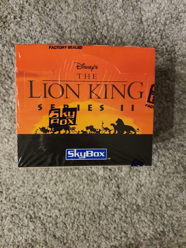 The Lion King Series 2 Factory Sealed Box Trading Cards 1994 Skybox 36 Packs