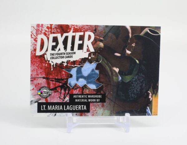 3 DEXTER SEASON 4 (Breygent/2012) COSTUME WARDROBE CARD