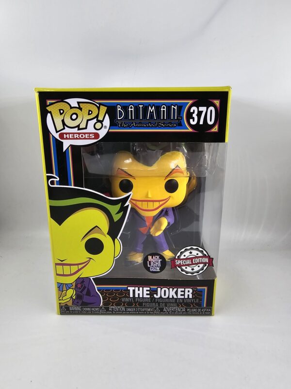 The Joker with Playing Card (Blacklight  Purple Suit)