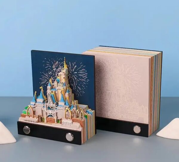 3D fairy tale castle scratch pad