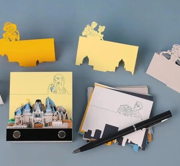⁦3D fairy tale castle scratch pad⁩ - الصورة ⁦4⁩
